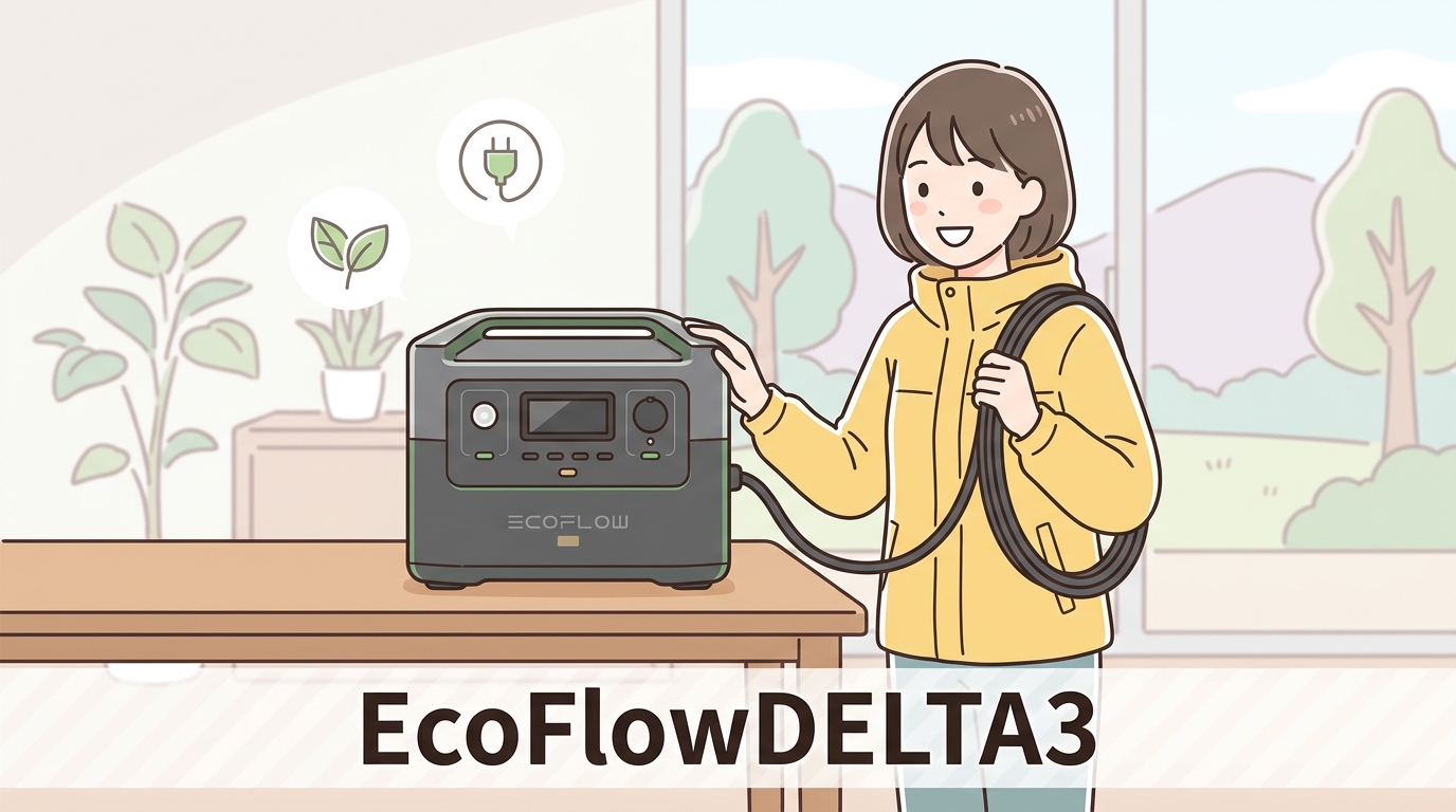 EcoFlow DELTA 3 2000の活用術とメリット