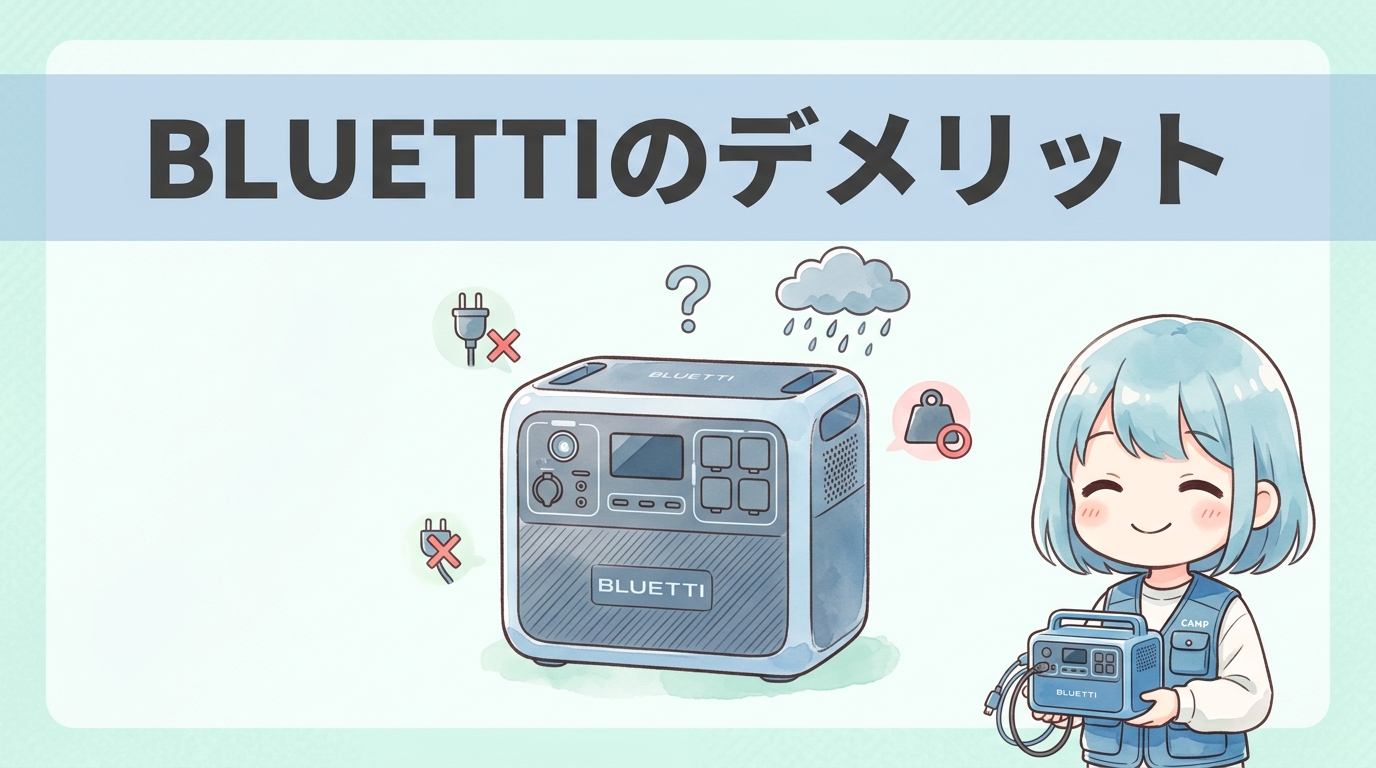 BLUETTIのデメリットと評判