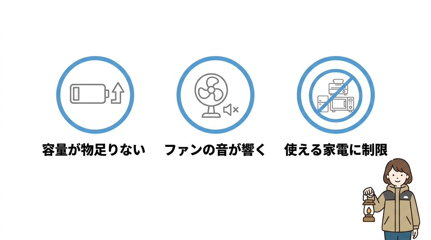 river proを車中泊で使うデメリット3つ