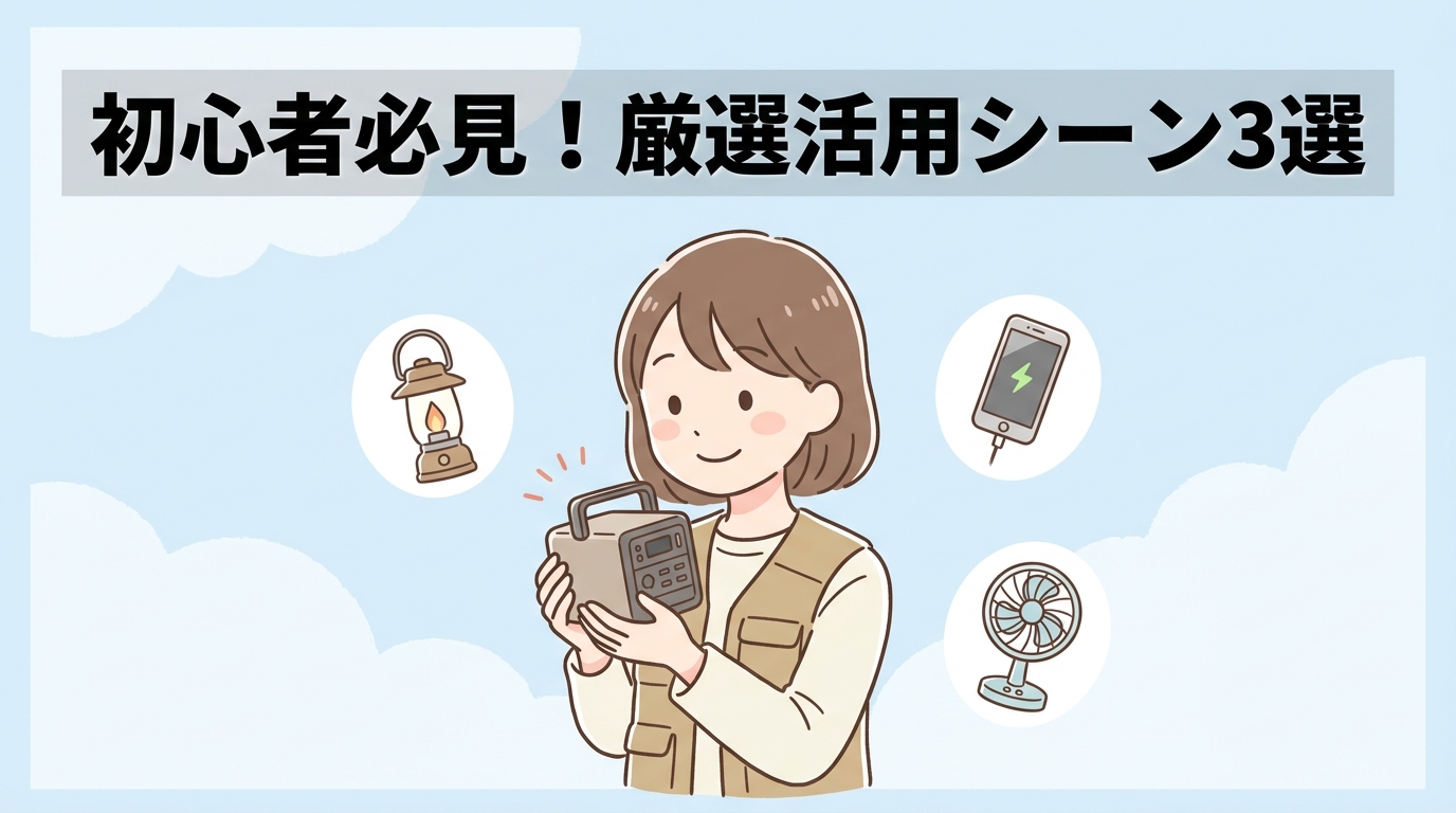 初心者におすすめの活用シーン3選
