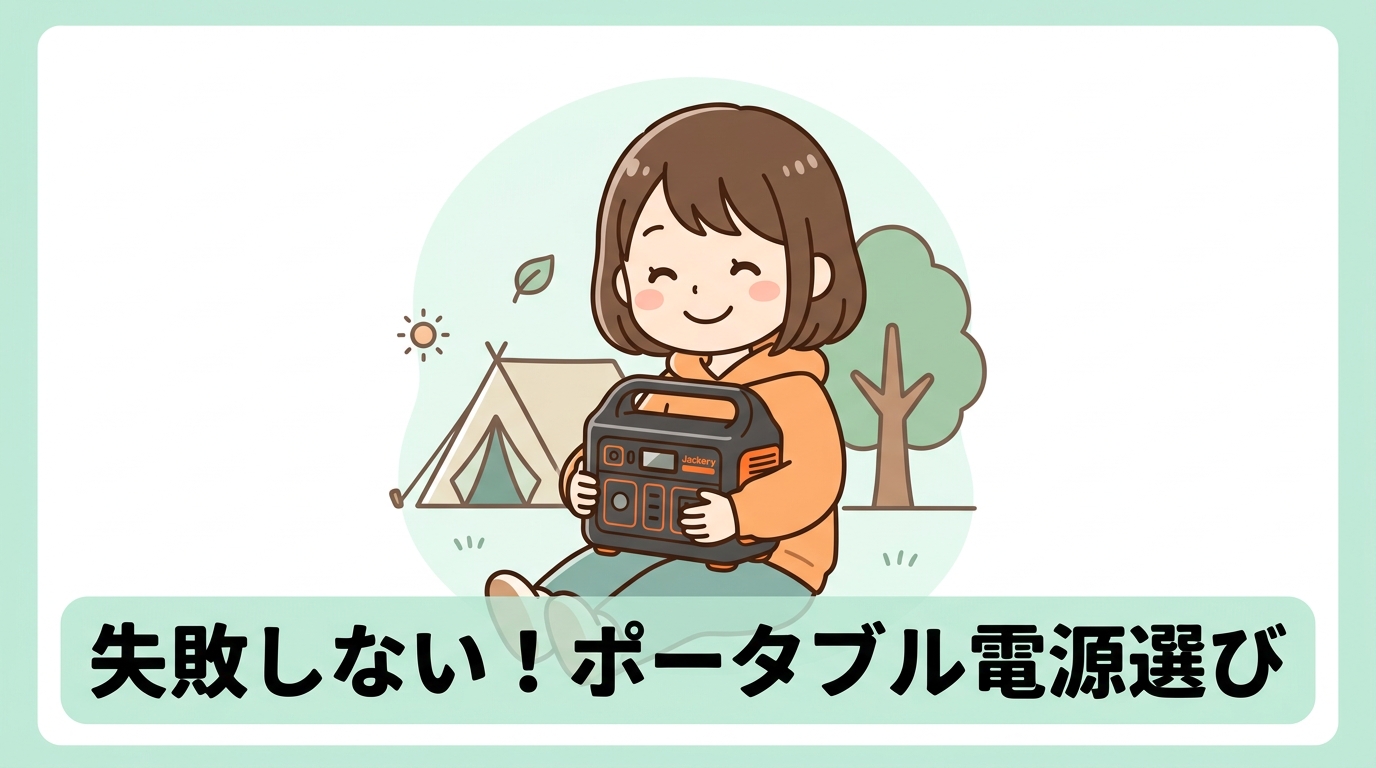 ポータブル電源選びで失敗しないコツ