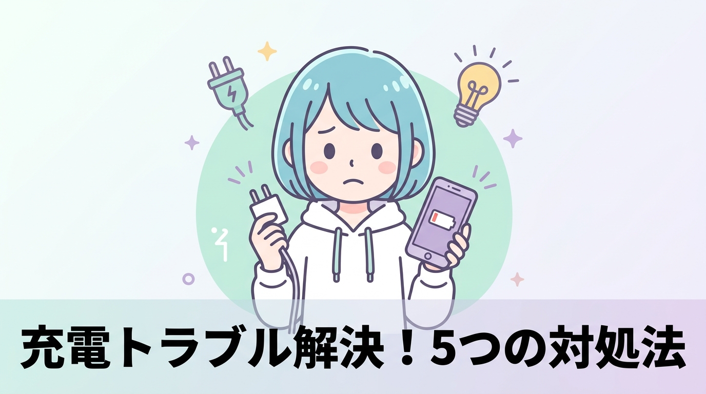 充電器の不具合を即解決する5つの対処法