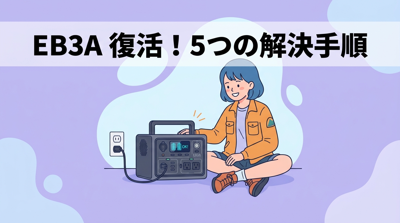 eb3aを復旧させるための5つの手順