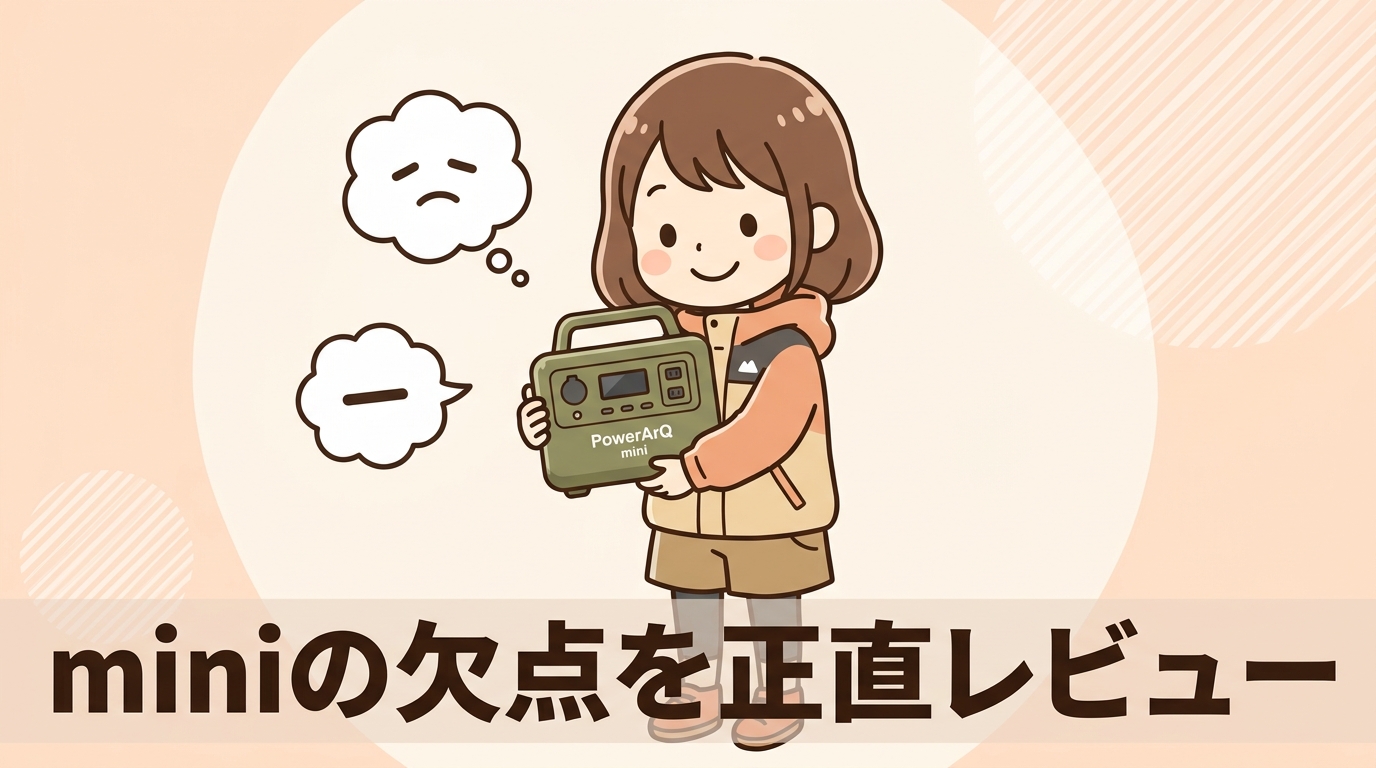 powerarq miniのデメリット