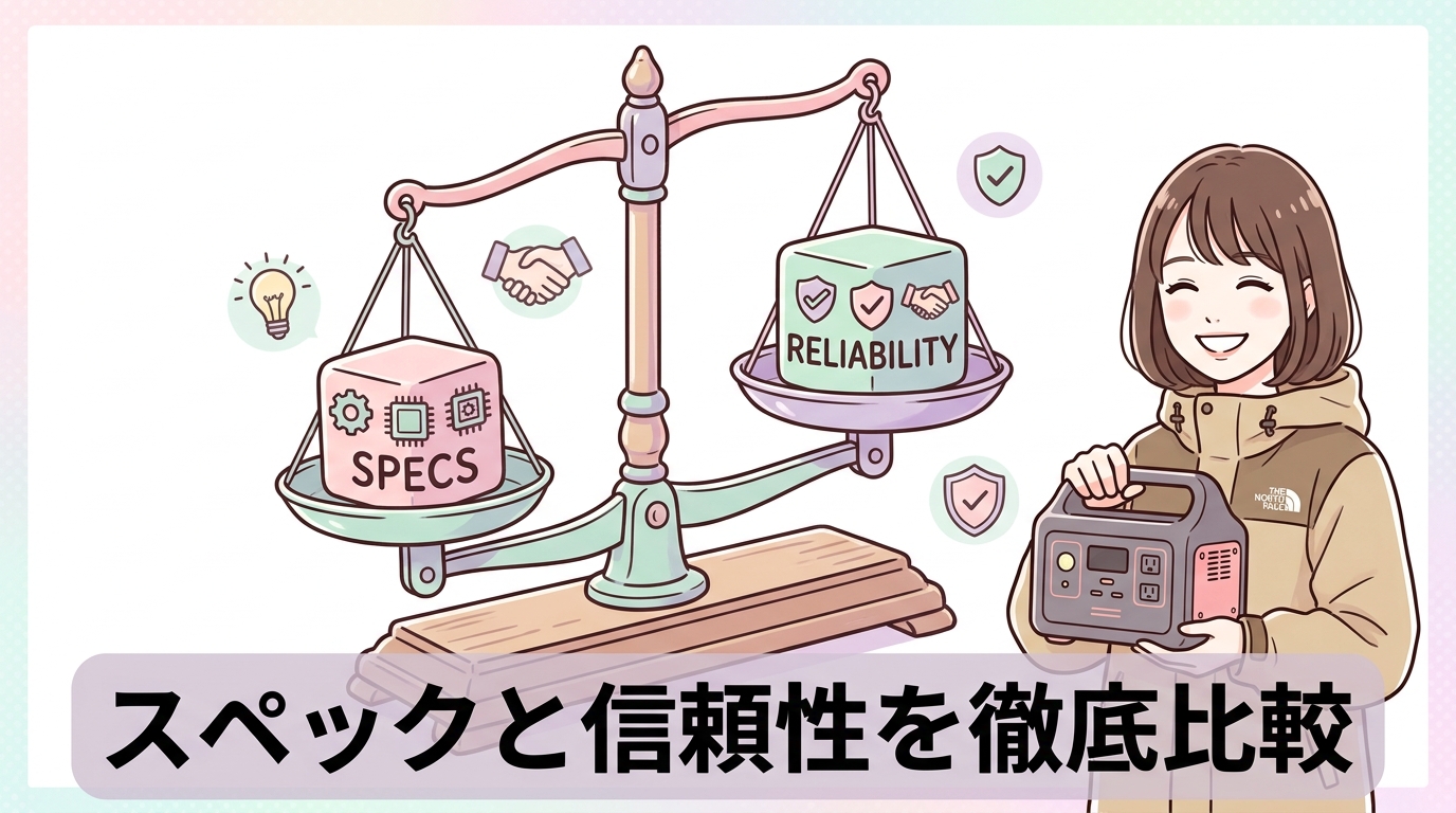 両社の基本スペックや信頼性を比較