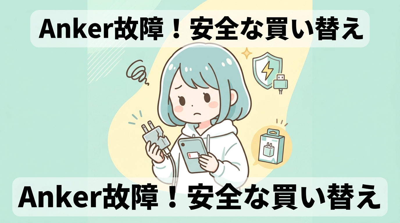 故障したanker製品の買い替えと安全確認
