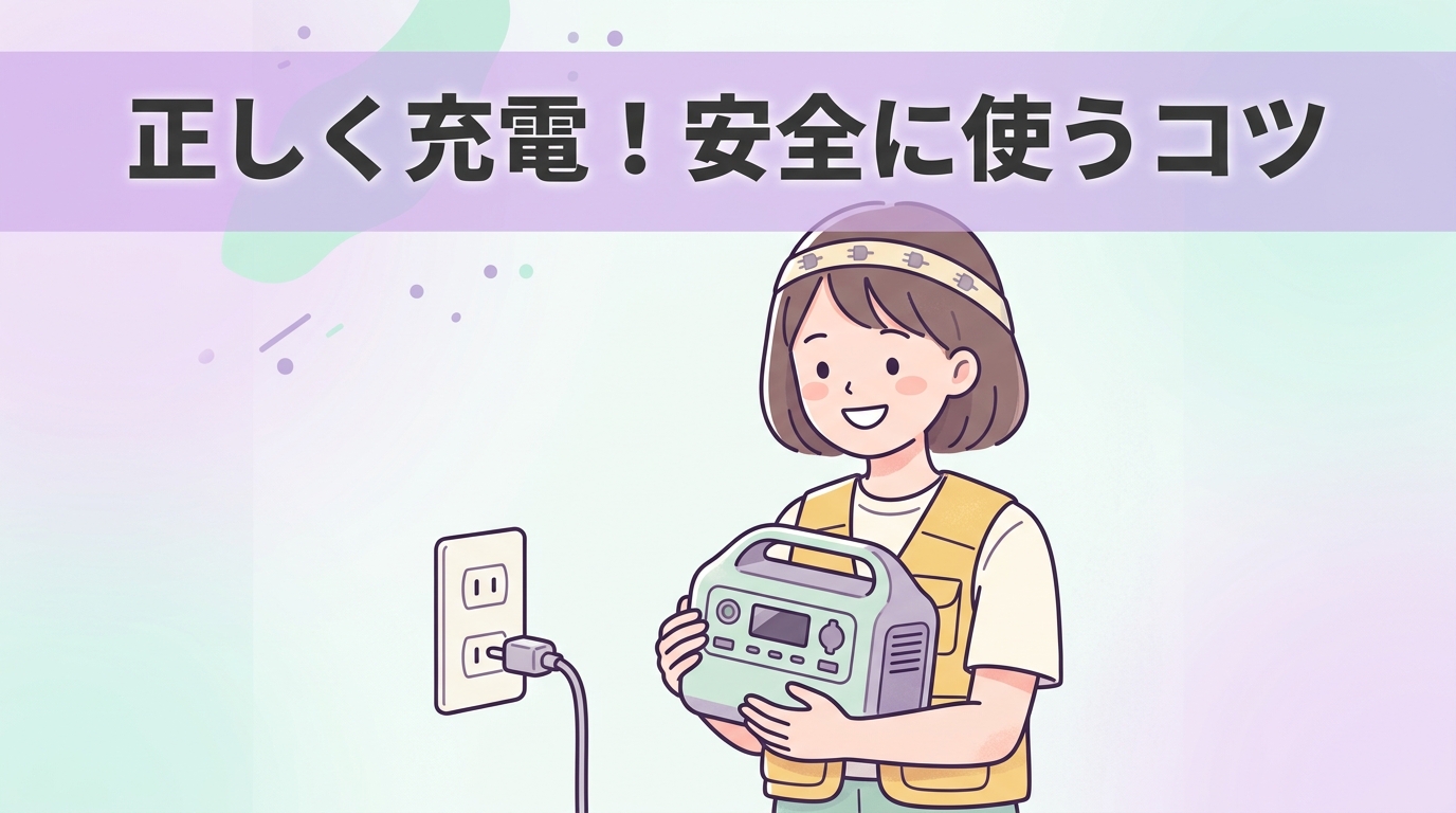 充電時の注意点と安全に使うための知識