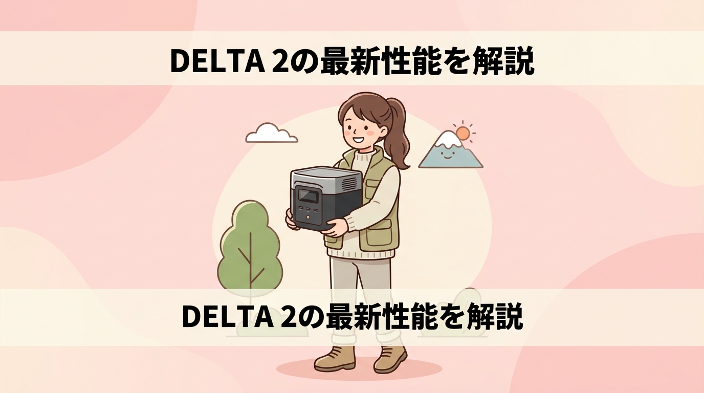 DELTA 2のスペックと最新機能