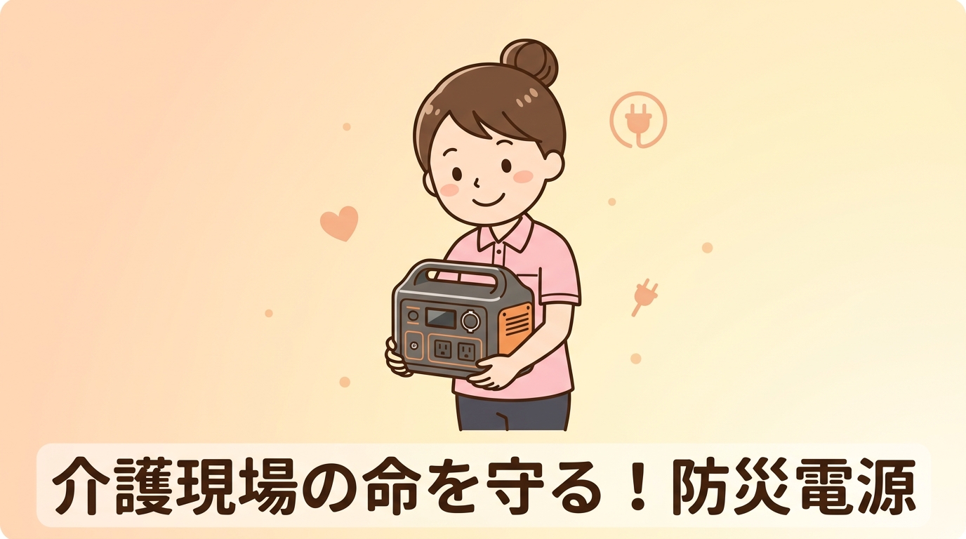 介護現場で防災電源を導入するメリット