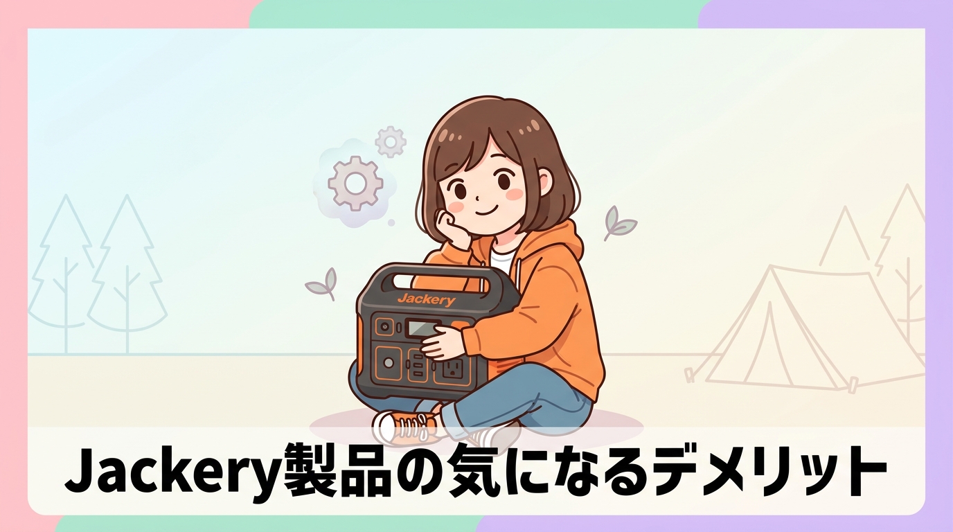 Jackery製品の気になるデメリット