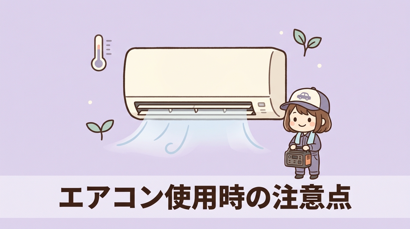 エアコン使用時の注意点とデメリット3つ
