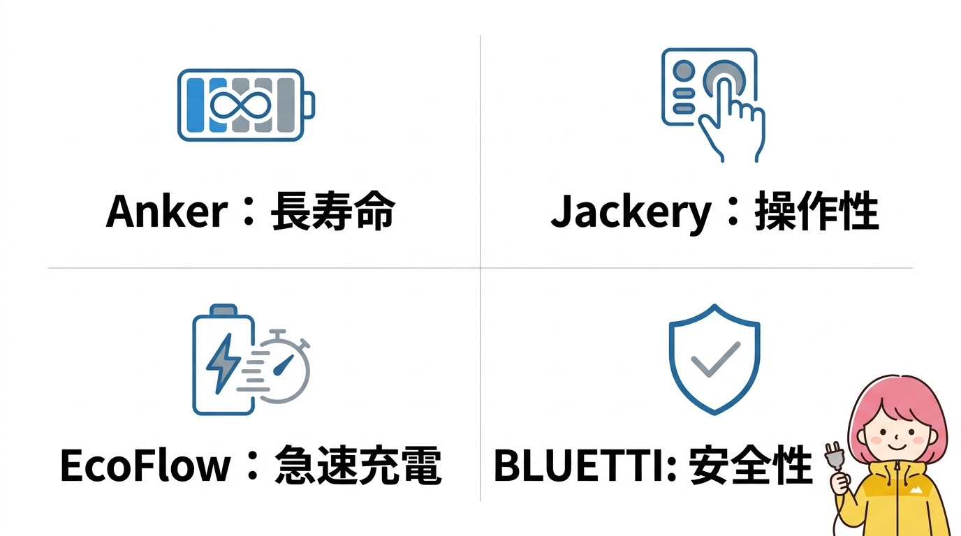 初心者におすすめのポータブル電源4選