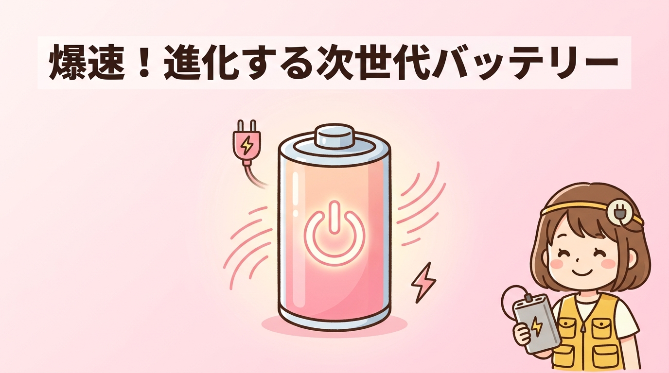 最新の急速充電技術と新世代バッテリー