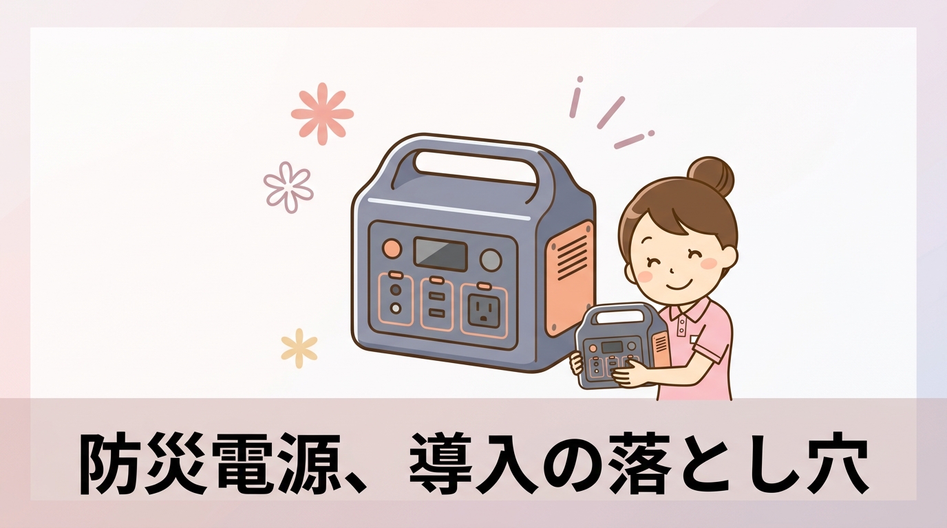 防災電源を導入する際のデメリット