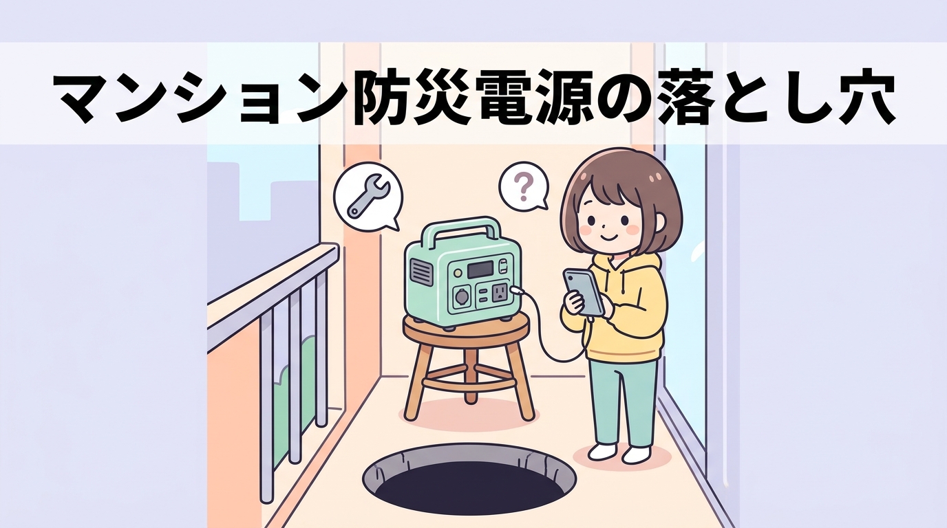 マンションで防災電源を備えるデメリット