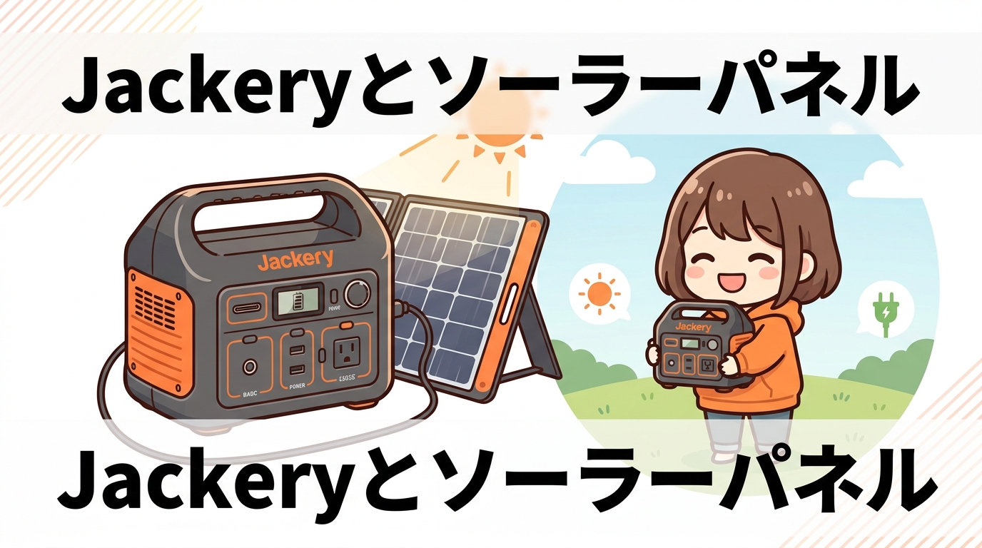 Jackeryとソーラーパネルの活用術