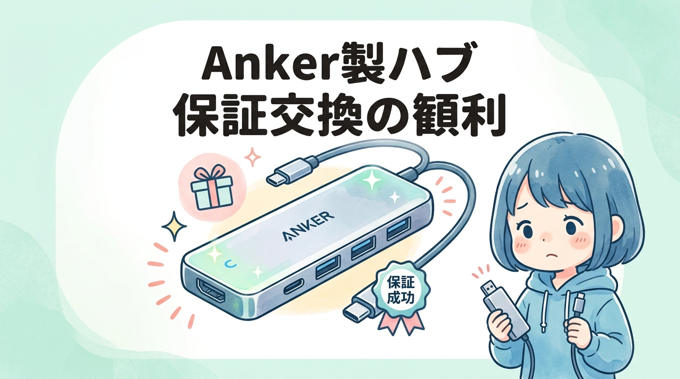 Anker製ハブを保証交換するメリット