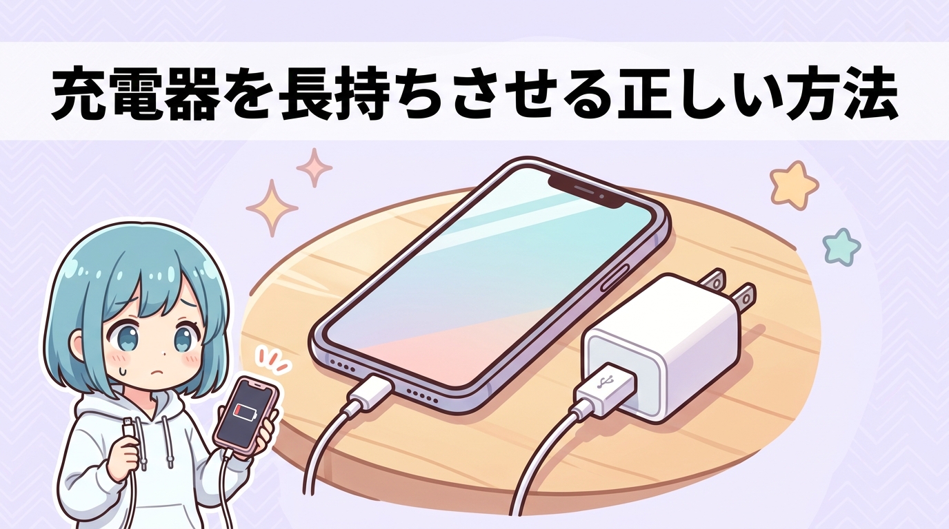 充電器の寿命を延ばし故障を防ぐ正しい使い方