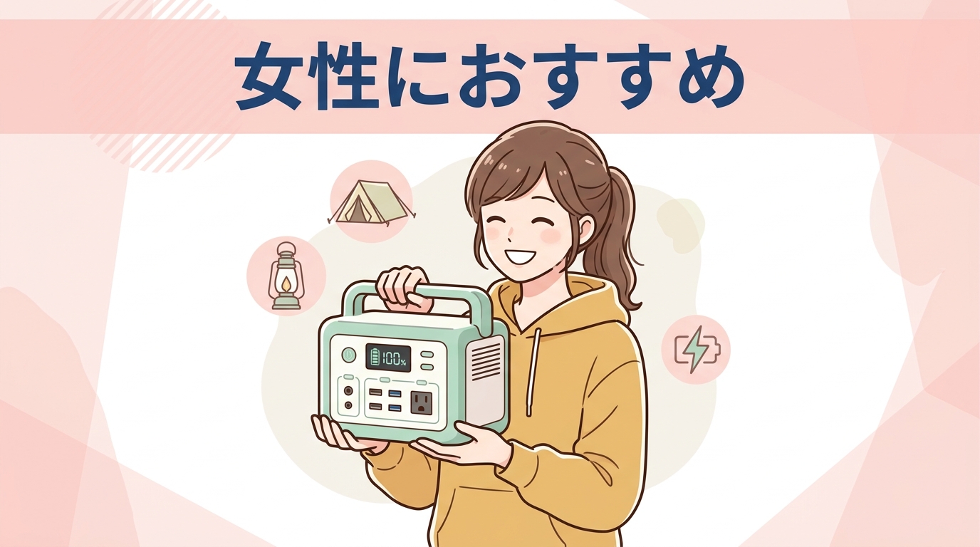女性におすすめのポータブル電源6選