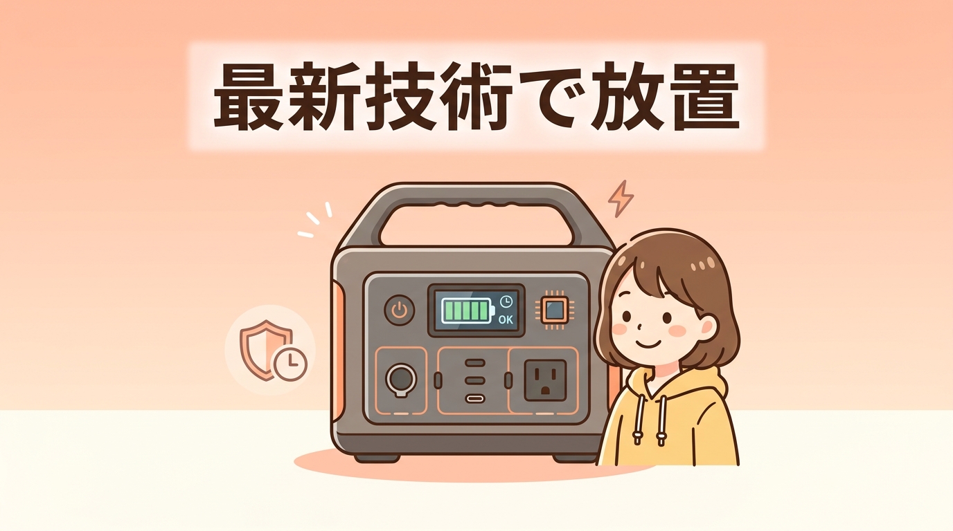 最新技術で放置に強くなったおすすめポータブル電源3選