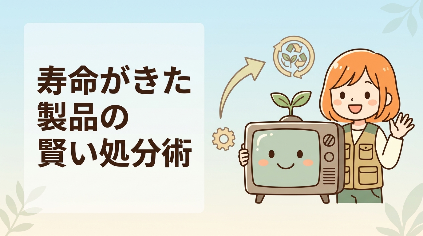寿命を迎えた製品の廃棄・リサイクル方法