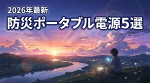 防災用ポータブル電源おすすめ5選【2026年最新】停電で家電は何時間使える？