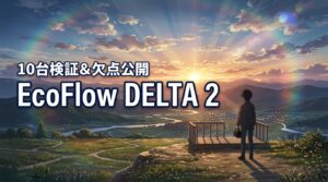 EcoFlow DELTA 2レビュー｜10台の家電で検証！欠点も正直に公開