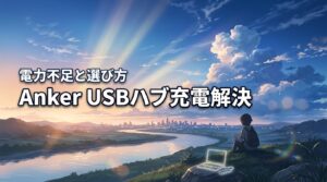 【解決】Anker USBハブで充電できない原因は電力不足！正しい製品の選び方