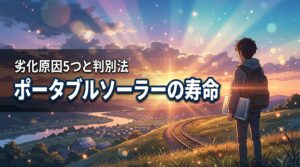 ソーラーパネルの寿命は何年？ポータブル型の劣化を早める5つの原因と判別方法