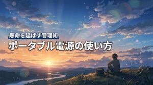 【初心者向け】ポータブル電源の使い方をマスター！寿命を延ばす管理術と活用法