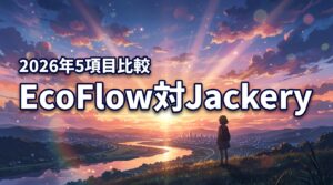 EcoFlow vs Jackery どっちがいい？徹底比較！5項目で検証