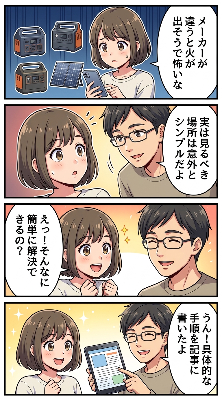 ポータブル電源×ソーラーパネルセット 組み合わせ方