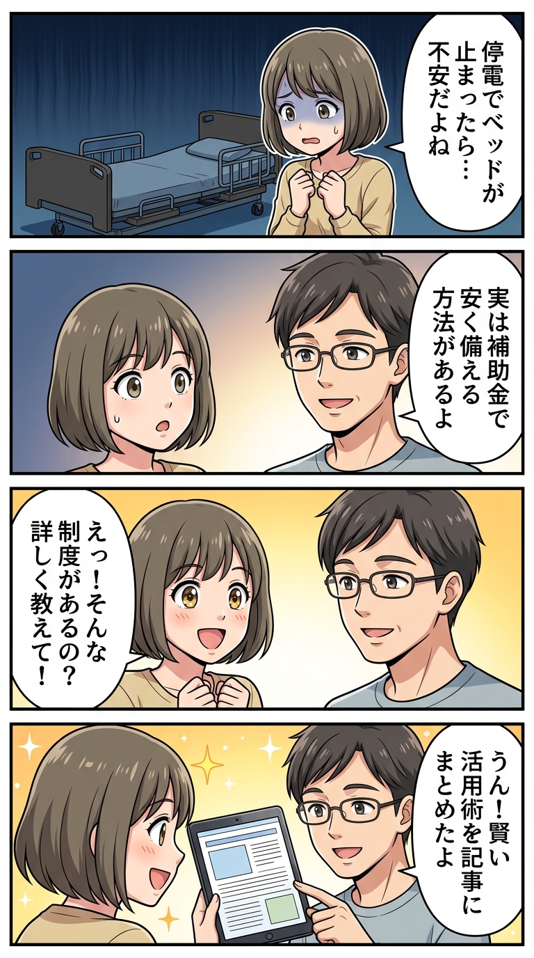 高齢者・介護世帯の防災電源対策