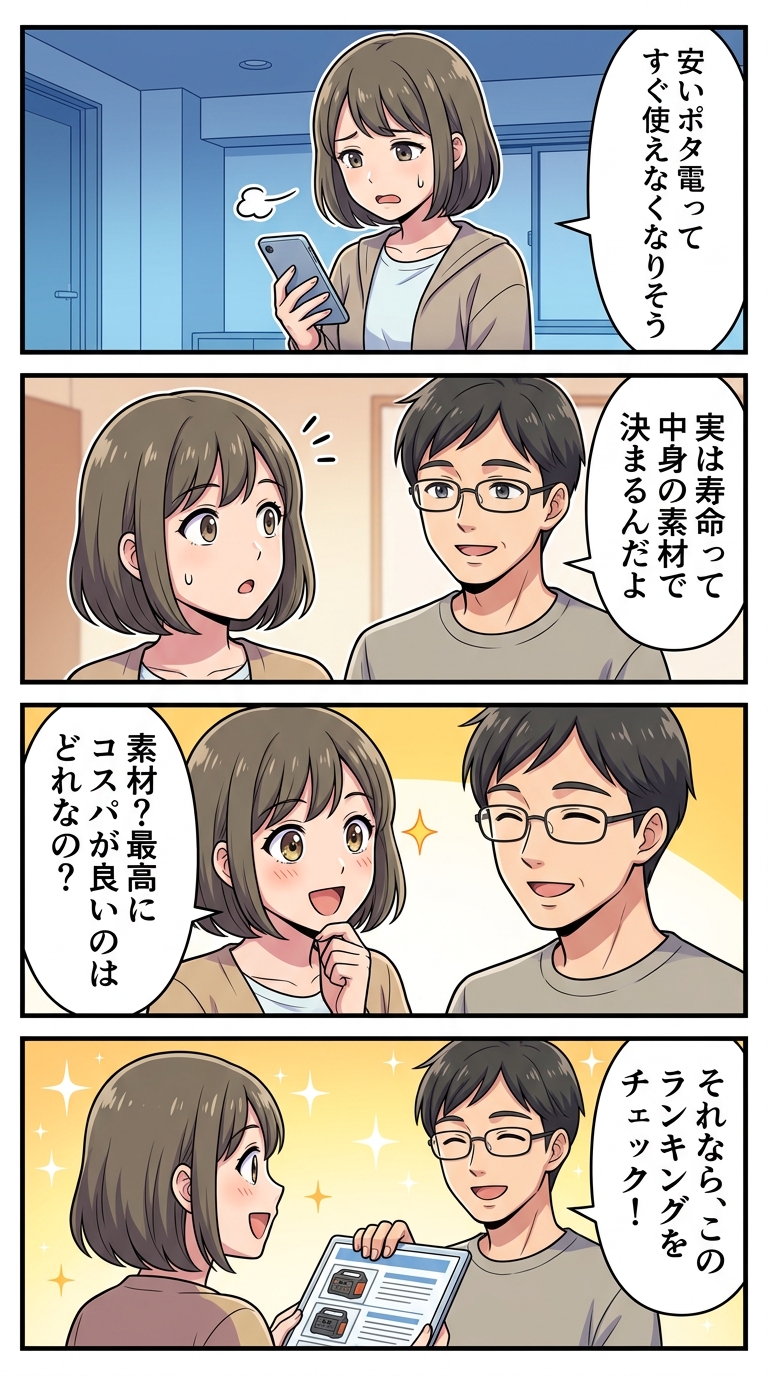 コスパ最強ポータブル電源ランキング【3万円以下】