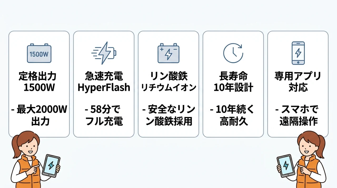 Anker SOLIX C1000のスペックを口コミ人気の背景から解説