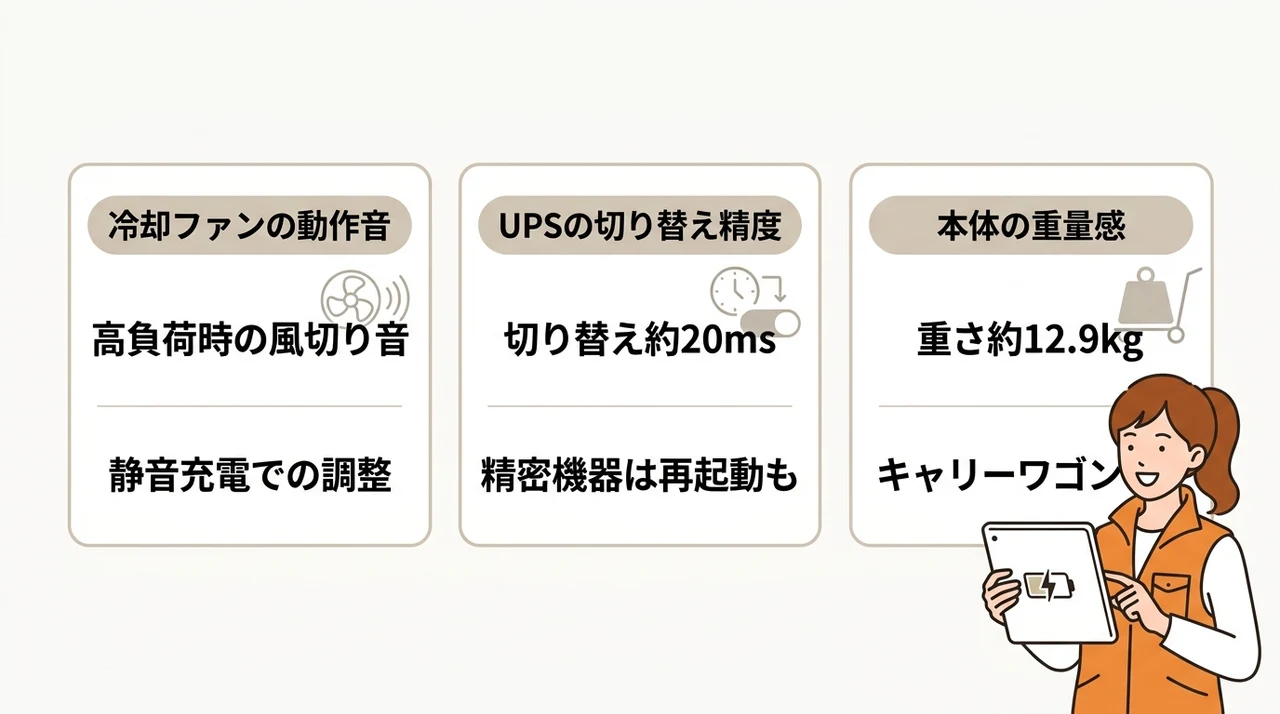 Anker SOLIX C1000の悪い口コミ・評判