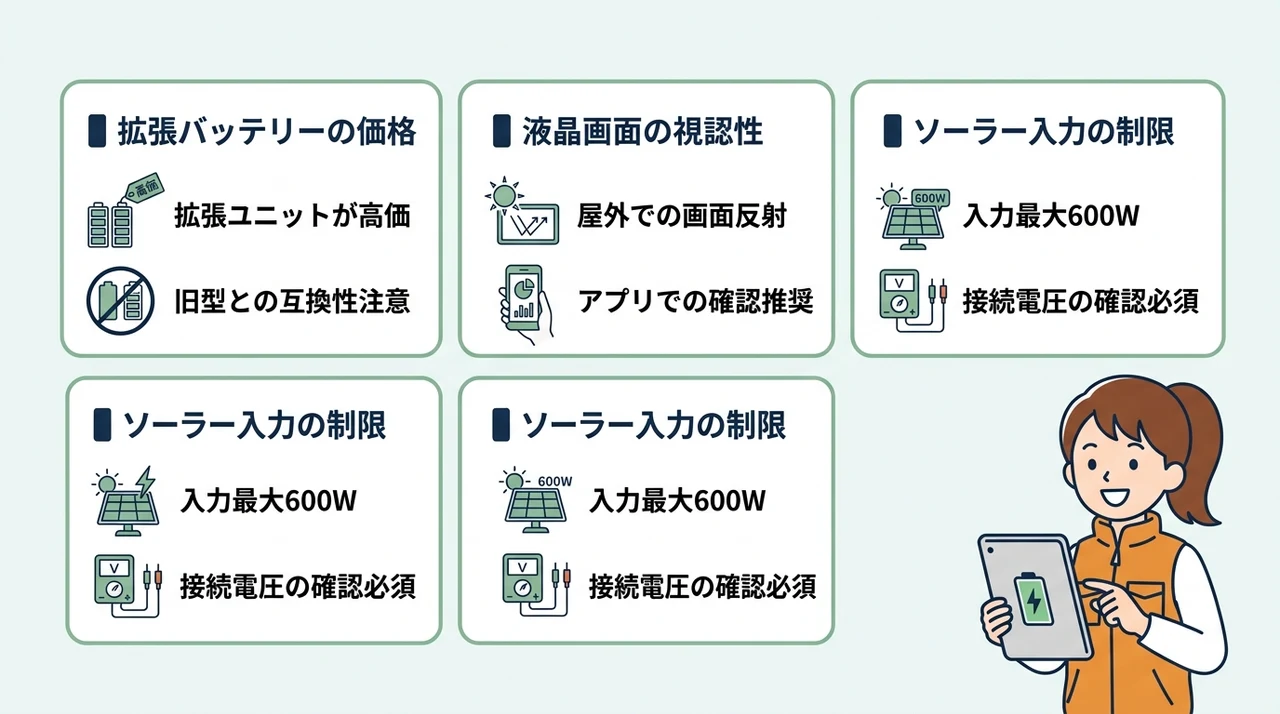 購入前に知っておきたいデメリット