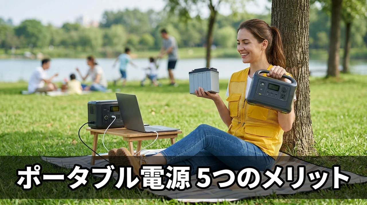 ポータブル電源のメリット5選