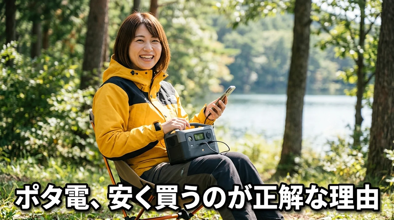 ポータブル電源を安く買うメリット