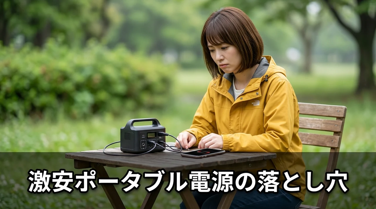 ポータブル電源を安く買うデメリット