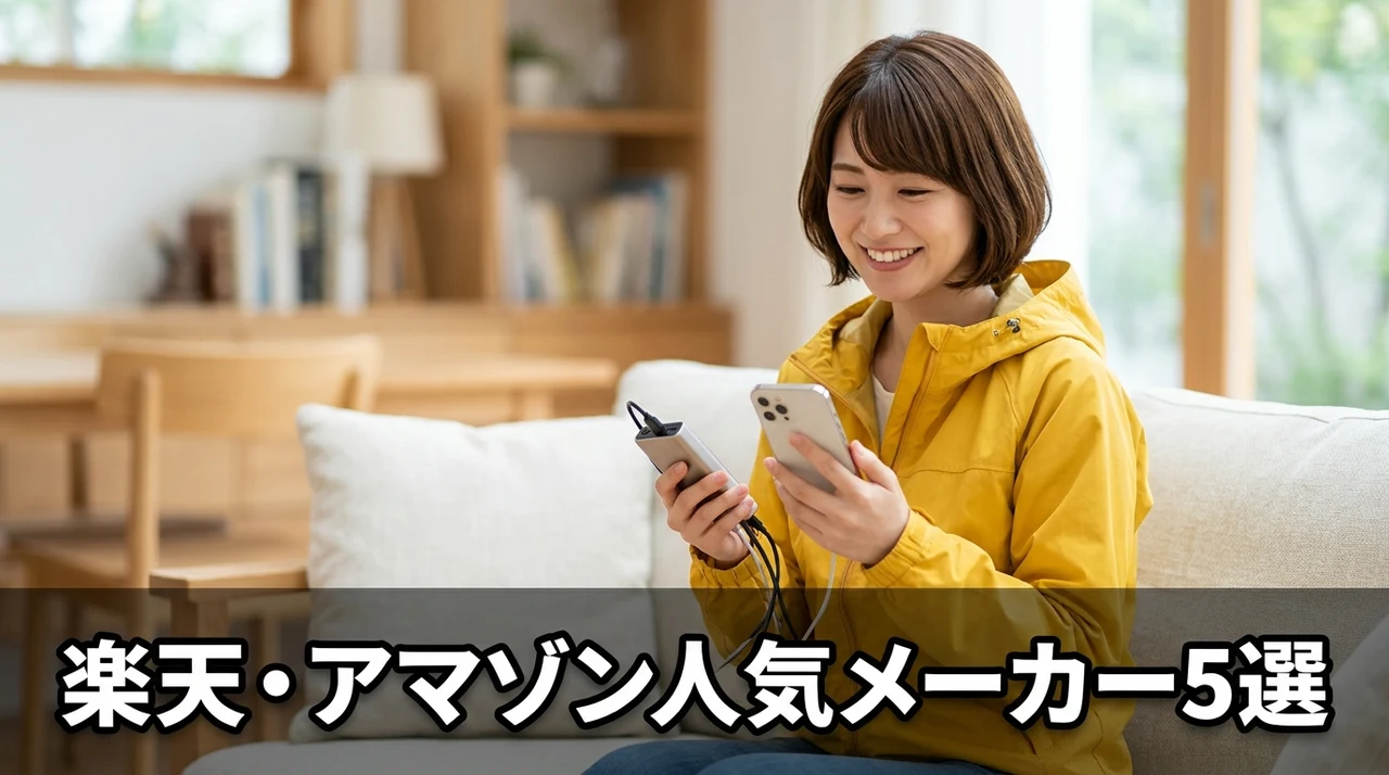 楽天やAmazonで買える人気メーカー5選