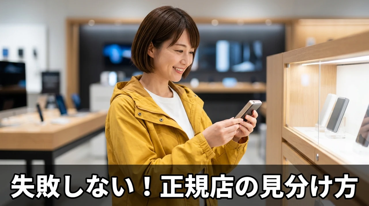 正規販売店と非正規店の見分け方