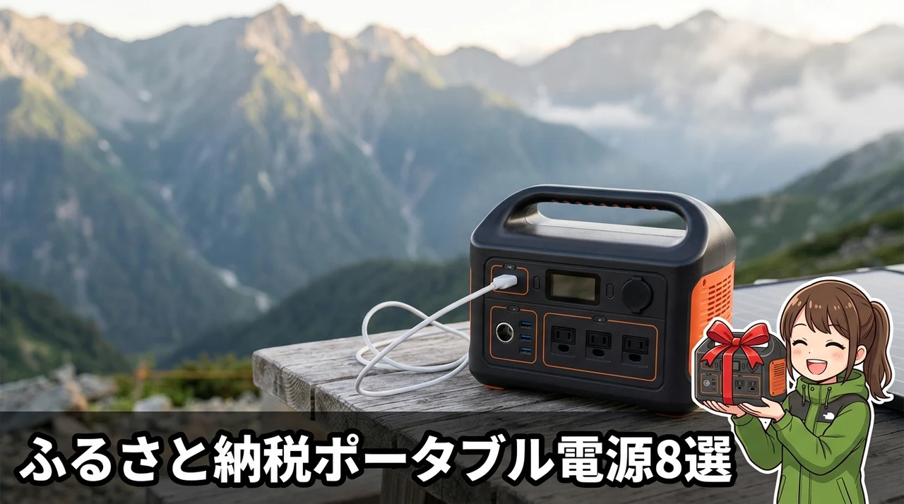 ふるさと納税で人気のポータブル電源8選