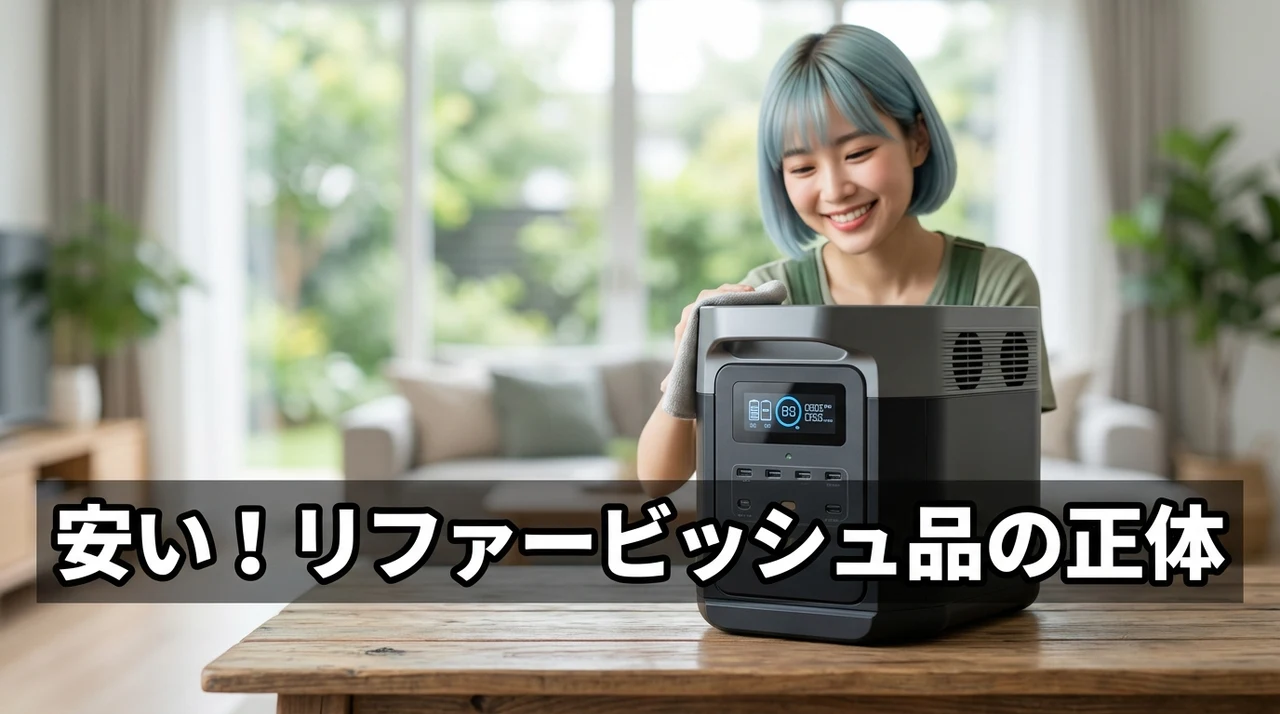 ポータブル電源のリファービッシュ品とは?特徴を解説