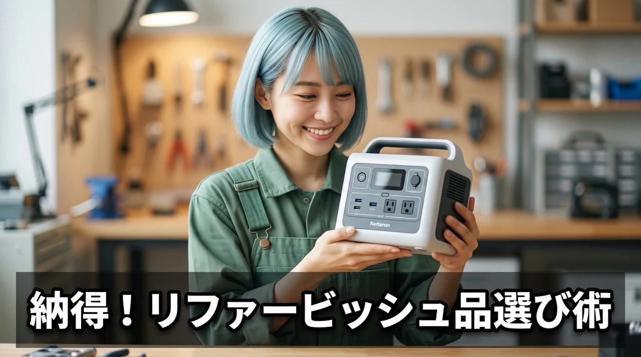 納得できるリファービッシュ品選びのコツ