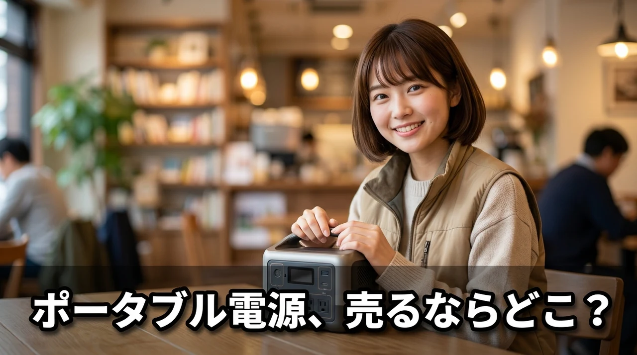 ポータブル電源はどこで売れる？売却先の比較