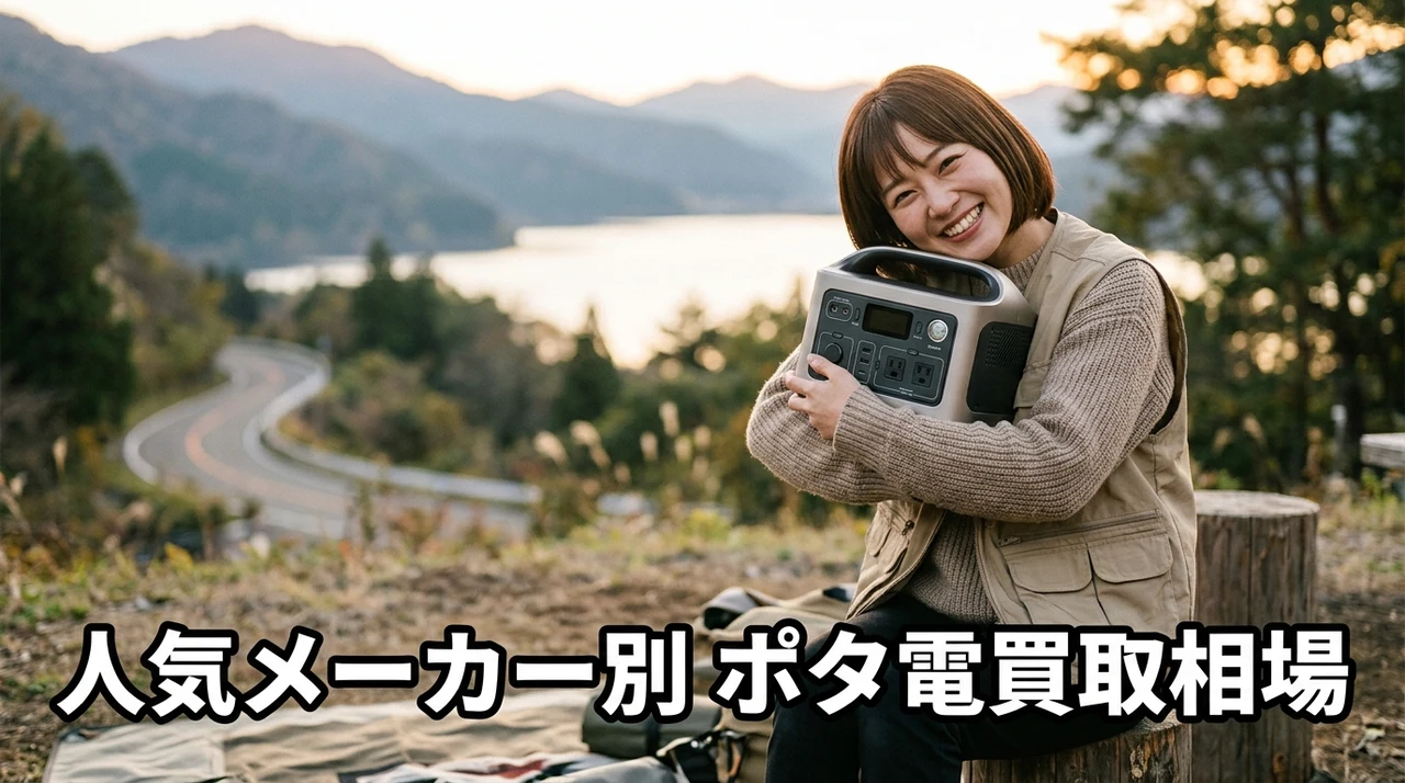 人気メーカー別のポータブル電源買取相場