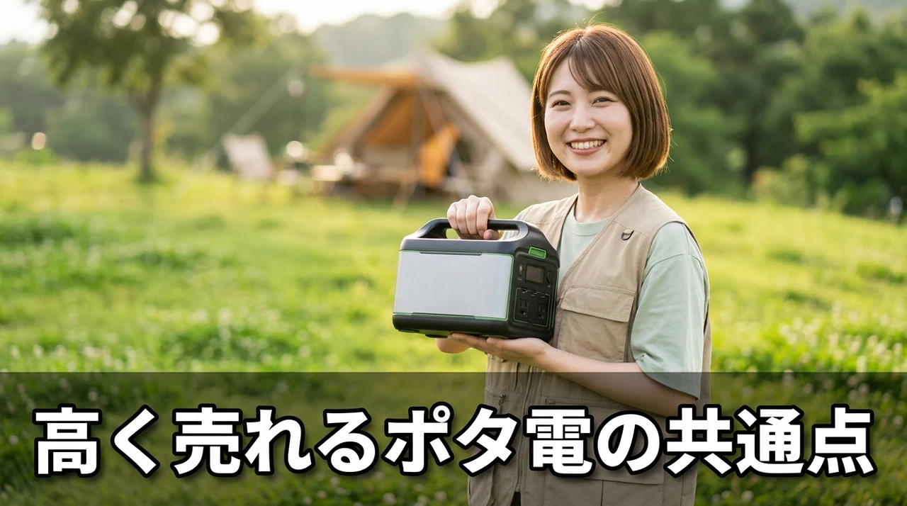 高く売れるポータブル電源の共通点