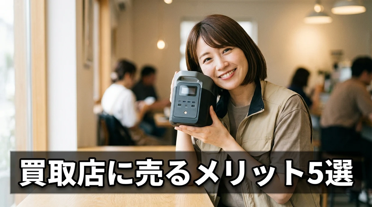 買取店に売却するメリット5選