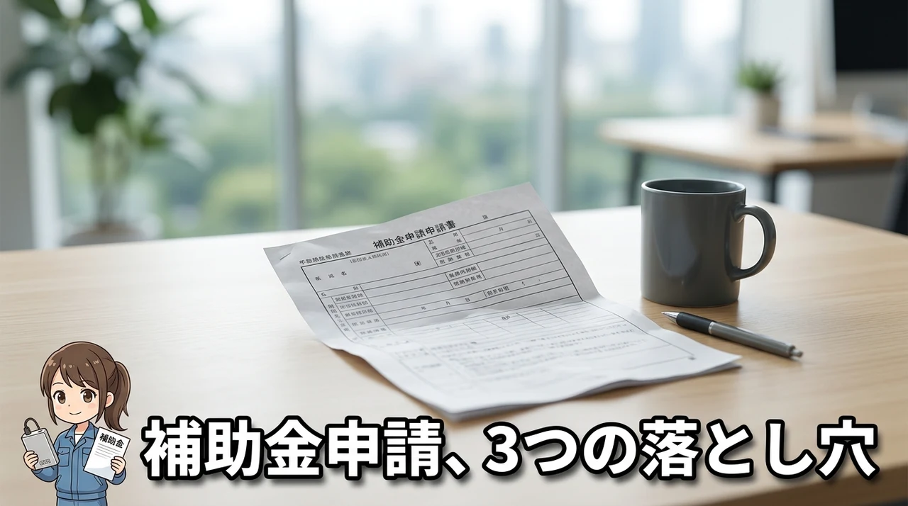 補助金申請のデメリット3つ
